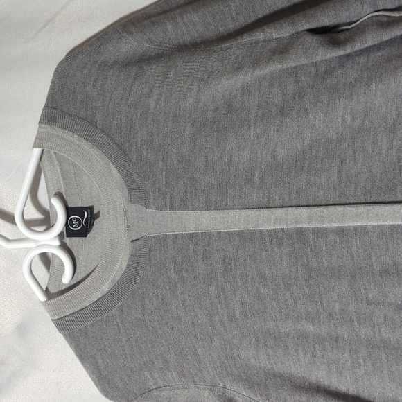 Alexander McQueen Men's Size Large 100% Wool 2 Tone. Grey Sweater - Picture 2 of 5
